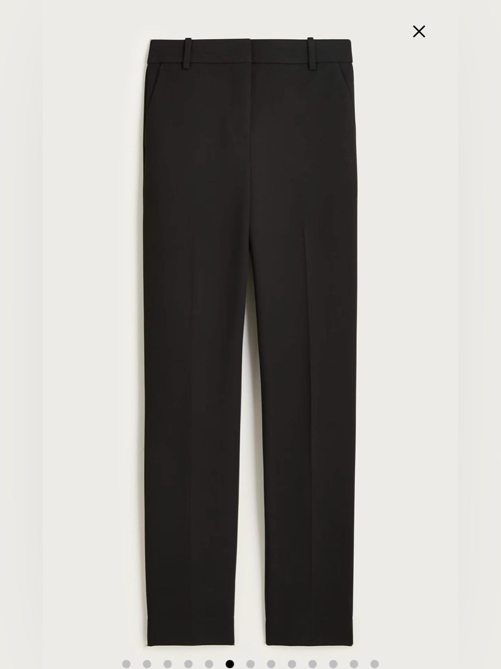 J.Crew Cameron Pant Black Size 8 NWT Four Season Stretch - Picture 3 of 12